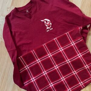 Disney Parks Christmas Plaid Spirit Jersey